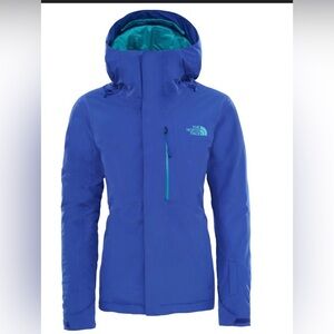 The North Face Descendit Jacket TEAL PERIWINKLE SKI SNOW JACKET L